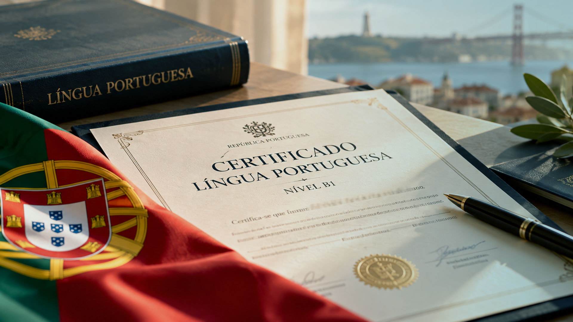 Como comprovar estrita ligação com Portugal através do conhecimento da língua portuguesa?