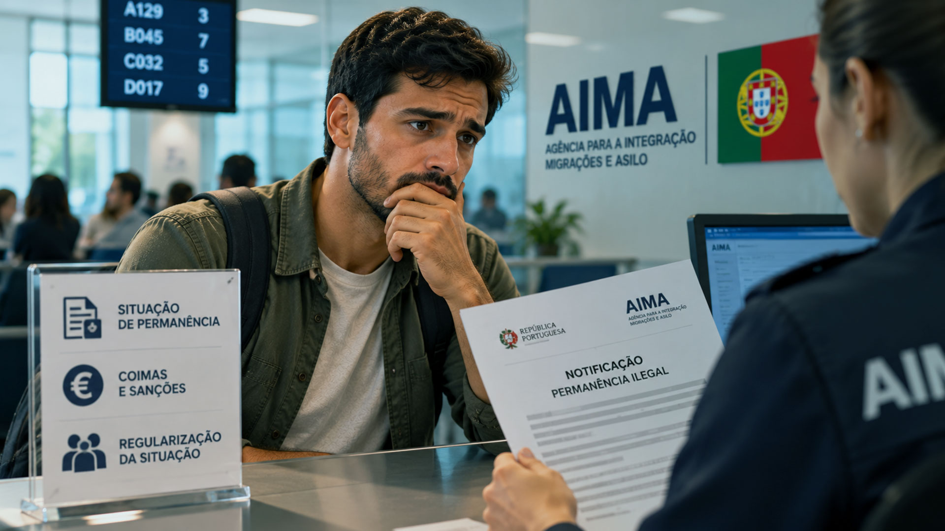 Permanência ilegal em Portugal dá multa!